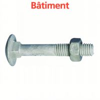 Boulon tête ronde collet carré bâtiment (Modèle : 10704)