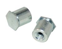 Colonnette borgne à sertir à la presse