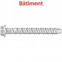 Vis béton à tête hexagonale avec collerette (Modèle:48000)