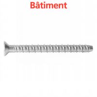 Vis béton à tête fraisée torx bâtiment (Modèle:48010)