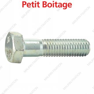 Vis à tête hexagonale partiellement filetée