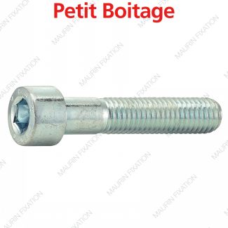 Tornillo cabeza cilindrica con hueco hexagonal iso 4762 din 912 acero calidad 8.8 zincado blanco