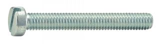 Slotted cheese head machine screw din 84 4.8 class - zinc plated
