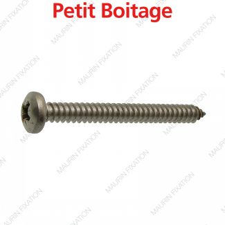 Pan head tapping screw cross recess pozidrive iso 7981 - zinc plated