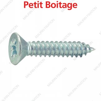 Vis à tôle tête fraisée cruciforme z 