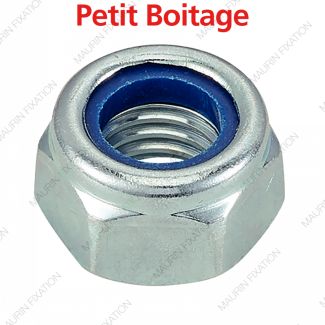 Ecrou hexagonal autofreiné à anneau non métallique