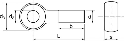 Vis à métaux à oeil / Eye bolt