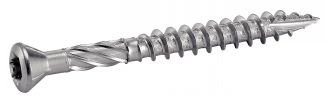 Vis terrasse tête fraisee bombee six lobes AISI 410 / Six lobe raised countersunk head decking screws