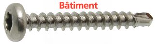 Vis autoperceuse tête cylindrique six lobes