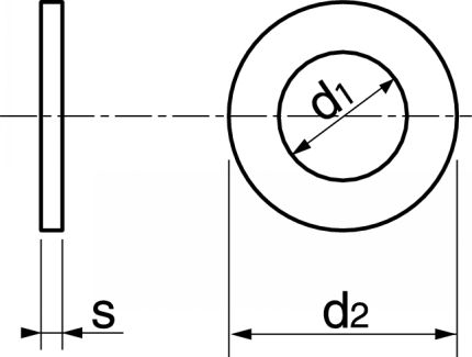 Rondelles plates décolletées / Machined flat washers