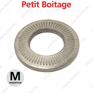 Serrated conical spring washer cs medium type nfe 25511 - stainless steel a2