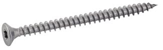 Vis pour agglomere tête fraisee six lobes inox A4 / Six lobe countersuk head chipboard screws