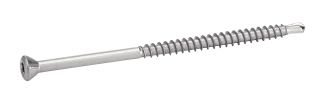 Vis de parquet tête fraisée six lobes inox A4 / Six lobe chipboard screws with self-drilling point