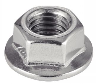 Ecrous à embase crantée inox A4 / Hexagon flange nuts with serration