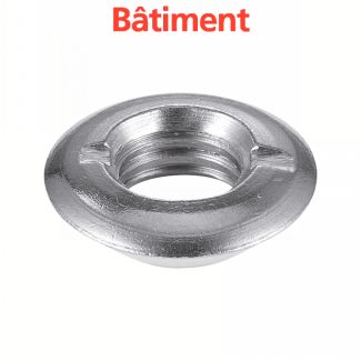 Ecrous fraisés bombés inox A4 / Raised countersunk slotted nuts