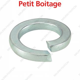 Arandela grower tipo corriente w nfe 25515 acero zincado blanco