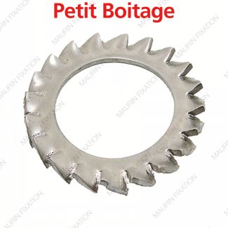 Serrated lock washer az type external teeth nfe 27624 - zinc plated 400 hsst