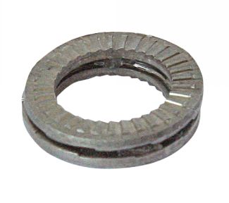Nord-lock double serrated bounded washer with slope effect stainless steel a4