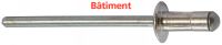 RIVETTO A STRAPPO MULTIGRIP - ALUMINIUM / ACCIAIO BATIMENT Aluminium tige acier (Modelo : 17500)
