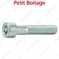 Tornillo cabeza cilindrica con hueco hexagonal iso 4762 din 912 acero calidad 8.8 zincado blanco