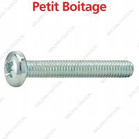 VIS À MÉTAUX TÊTE CYLINDRIQUE BOMBÉE LARGE CRUCIFROME Z 