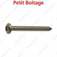 VIS À TÔLE TÊTE CYLINDRIQUE BOMBÉE LARGE CRUCIFORME Z 