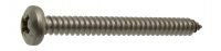 Pan head tapping screw cross recess pozidrive iso 7981 - zinc plated