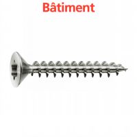 TORNILLO UNIVERSAL PARA MADERA PANELVIT®, CABEZA AVELLANADA, ACCIONAMIENTO TX, CHROMITING®, LUBEX® LUBRICADO BATIMENT TORNILLO UNIVERSAL PARA MADERA PANELVIT®, CABEZA AVELLANADA, ACCIONAMIENTO TX, CHROMITING®, LUBEX® LUBRICADO BATIMENT