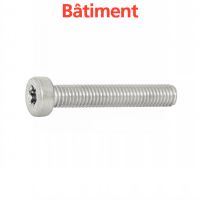 Vis a métaux tête cylindrique basse six lobes inox A2