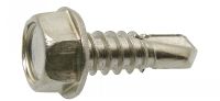 HEXAGON HEAD WITH FLANGE SELF DRILLING SCREW DIN 7504 K - STAINLESS STEEL A2 Inox A2 DIN 7504 K (Model : 62434)