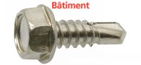 HEXAGON HEAD WITH FLANGE SELF DRILLING SCREW DIN 7504 K - STAINLESS STEEL A2 BATIMENT Inox A2 DIN 7504 K (Model : 62434)