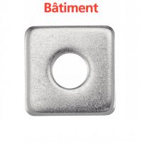 Rondelles inox carrées pour constructions bois inox A2 / Square washers for wood constructions