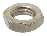 LOW HEXAGONAL THIN NUT LEFT HAND THREAD DIN 439 - STAINLESS STEEL A2 Inox A2 DIN 439 (Model : 62640)