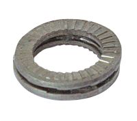 Nord-lock double serrated bounded washer with slope effect stainless steel a4