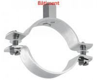 ISO QUICK CLAMP WITH 2 SCREWS AND CAPTIVE WASHERS M8/M10 STAINLESS STEEL BATIMENT Inox (Model : 78445)