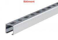 CHANNEL C-SHAPE  28/30 2 M LENGTH STAINLESS STEEL A2 BATIMENT Inox A2 (Model : 78451)