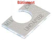 LINDAPTER® PACKING TYPE CW - MALLEABLE IRON - ZINC PLATED BATIMENT Acier Zn (Model : 97144)