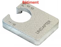 LINDAPTER® PACKING TYPE P1 LONG - MALLEABLE IRON - ZINC PLATED BATIMENT Fonte Zn (Model : 97151)