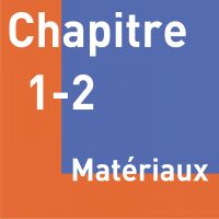 CHAPITRE 1 ET 2 : MATÉRIAUX CHAPITRE 1 ET 2 : MATÉRIAUX