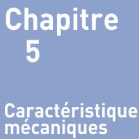 CHAPITRE 5 : CARACTÉRISTIQUES MÉCANIQUES CHAPITRE 5 : CARACTÉRISTIQUES MÉCANIQUES
