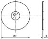 Schéma Rondelle plate extra large LL