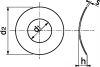 Schéma Rondelle élastique 1 onde type A