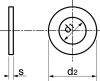 Schéma Rondelle plate normale Grade A