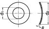 Schéma Rondelle élastique Onduflex 1 onde type A