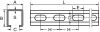 Schéma Rail 38/40 profil en C Lg 2 m